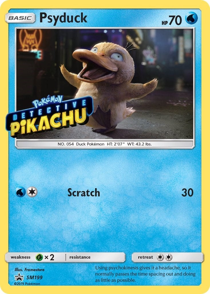 Image for Psyduck - SM199 (Detective Pikachu Stamped) (SM Promos) (SM199) - Pokemon