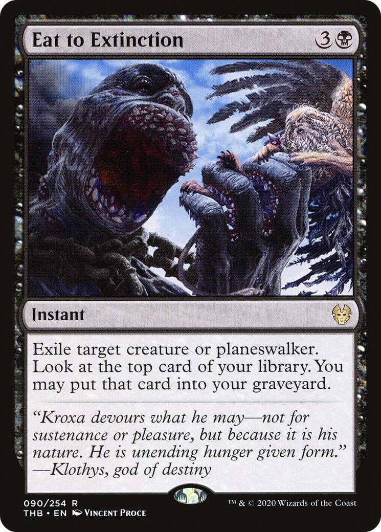 Image for Eat to Extinction (Theros Beyond Death) (90) - Magic: The Gathering