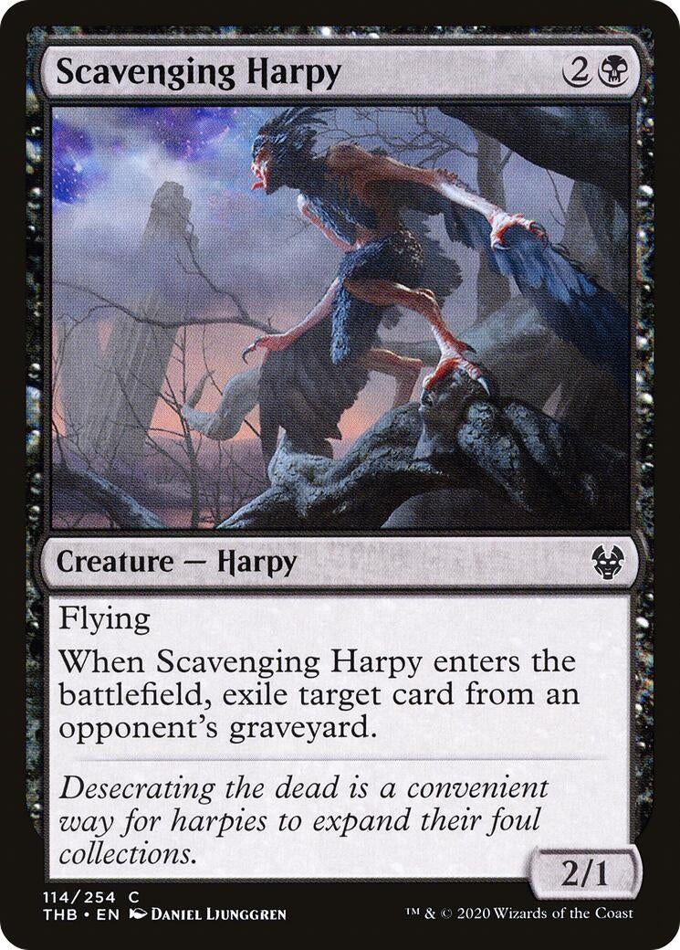 Image for Scavenging Harpy (Theros Beyond Death) (114) - Magic: The Gathering