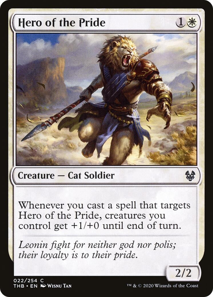 Image for Hero of the Pride (Theros Beyond Death) (22) - Magic: The Gathering