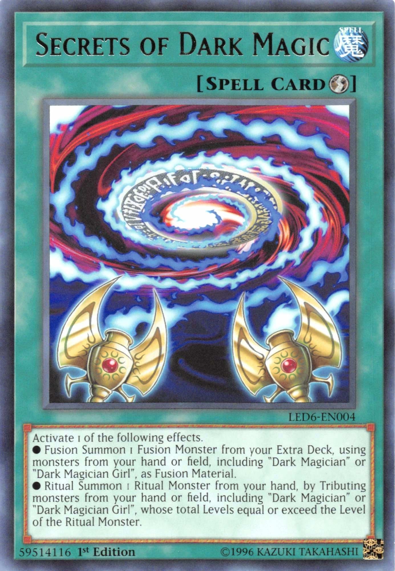 Image for Secrets of Dark Magic (Legendary Duelists: Magical Hero) (LED6-EN004) - YuGiOh