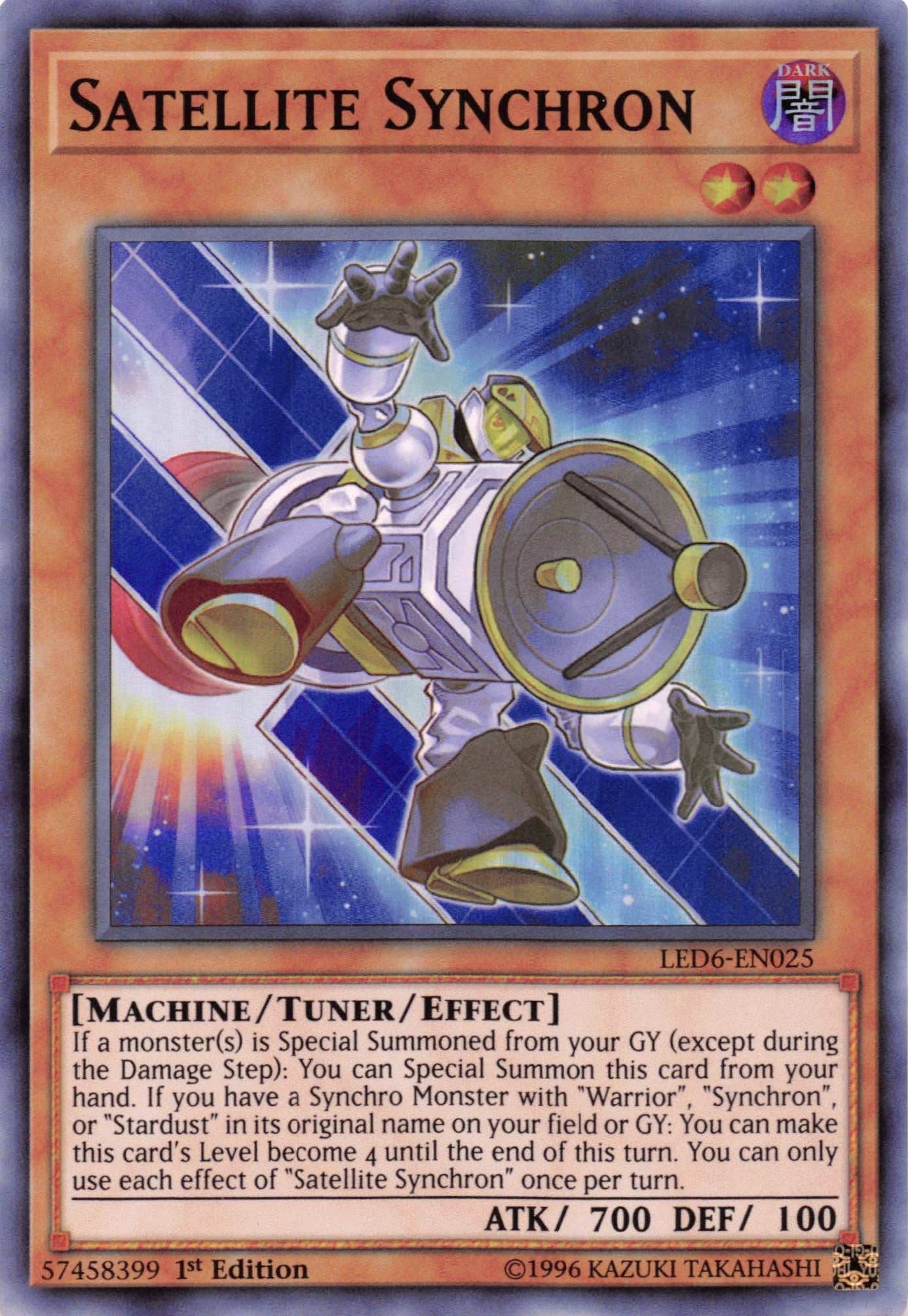 Image for Satellite Synchron (Legendary Duelists: Magical Hero) (LED6-EN025) - YuGiOh