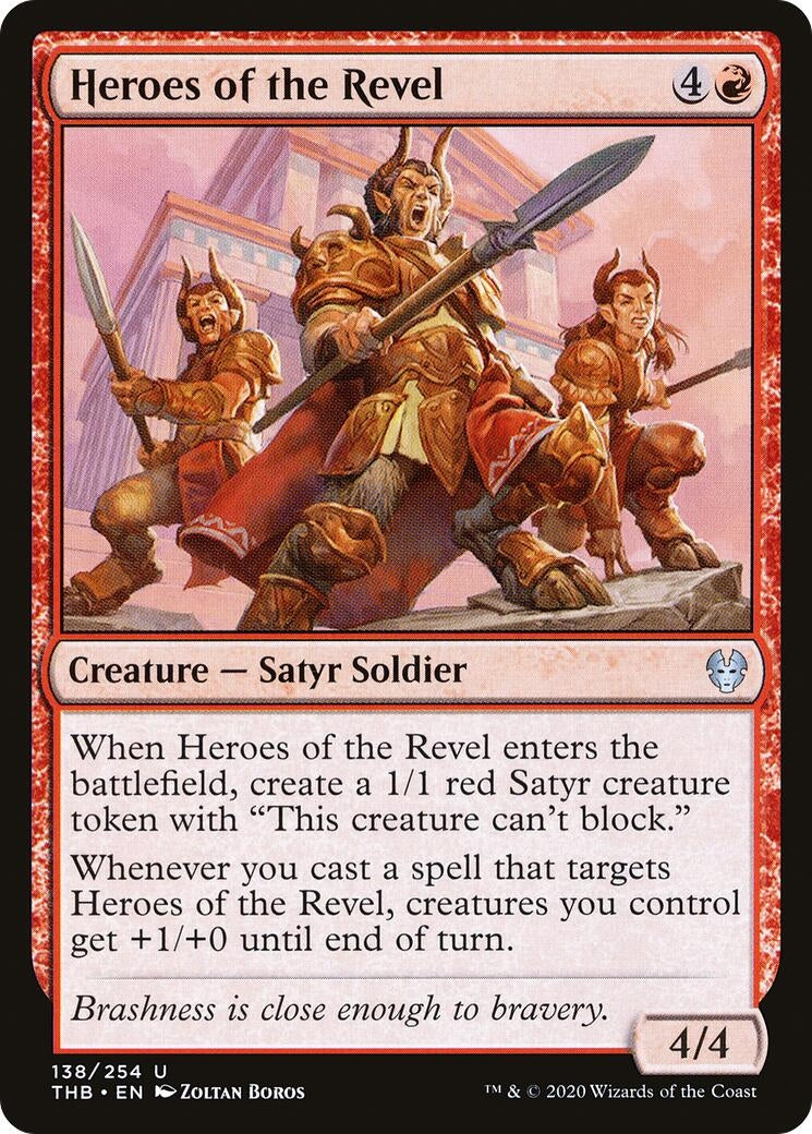 Image for Heroes of the Revel (Theros Beyond Death) (138) - Magic: The Gathering