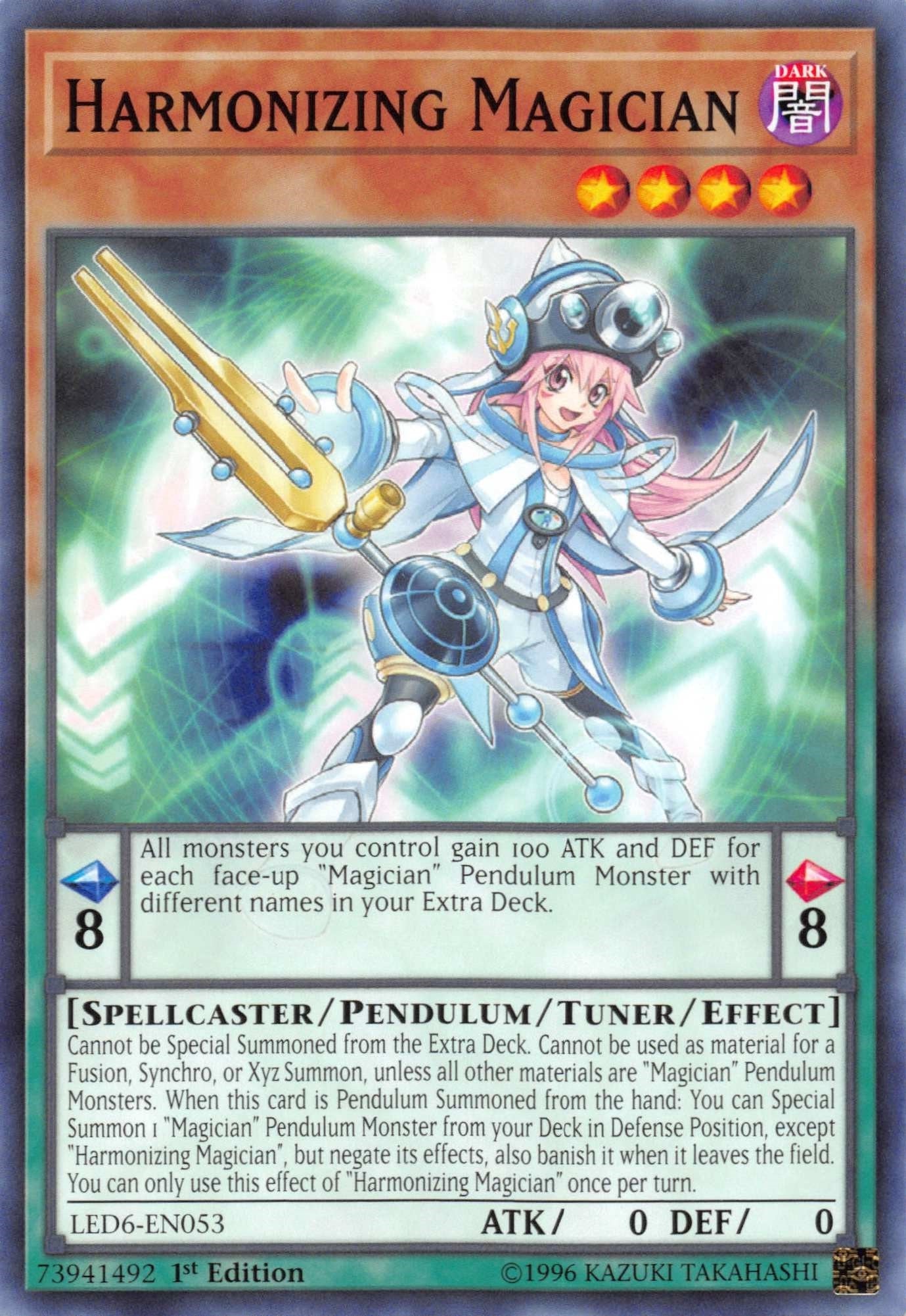 Image for Harmonizing Magician (Legendary Duelists: Magical Hero) (LED6-EN053) - YuGiOh