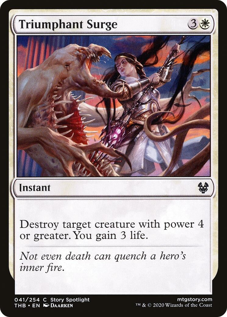 Image for Triumphant Surge (Theros Beyond Death) (41) - Magic: The Gathering