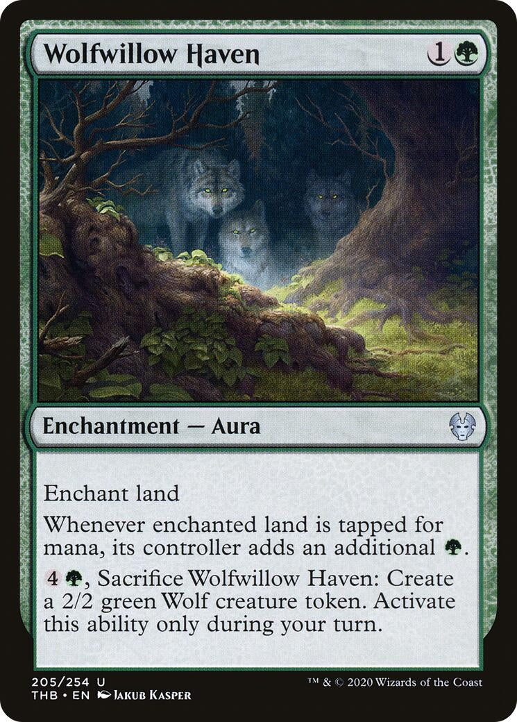 Image for Wolfwillow Haven (Theros Beyond Death) (205) - Magic: The Gathering