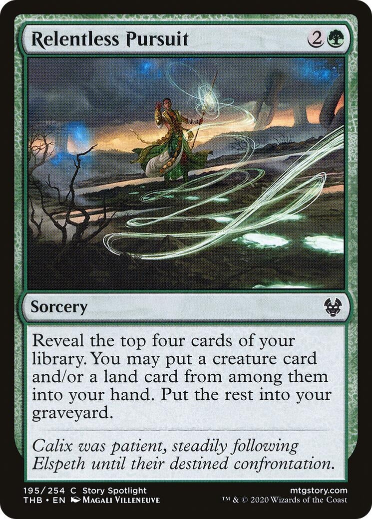 Image for Relentless Pursuit (Theros Beyond Death) (195) - Magic: The Gathering
