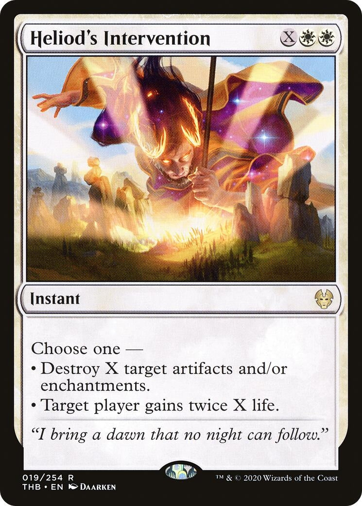 Image for Heliod's Intervention (Theros Beyond Death) (19) - Magic: The Gathering