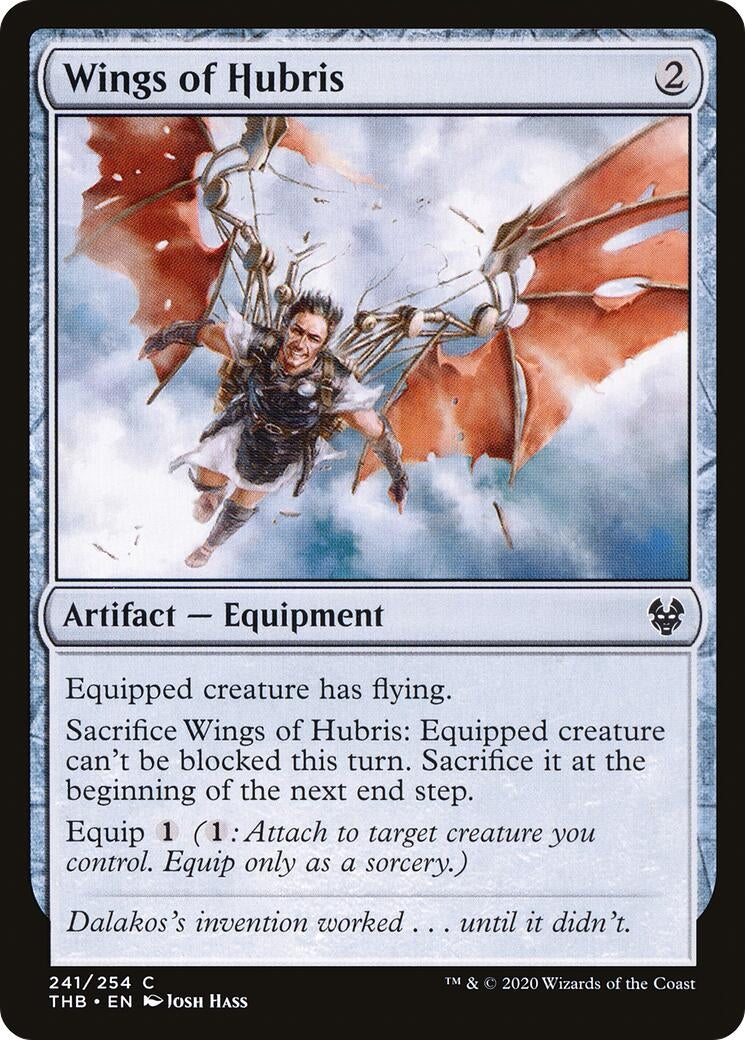 Image for Wings of Hubris (Theros Beyond Death) (241) - Magic: The Gathering