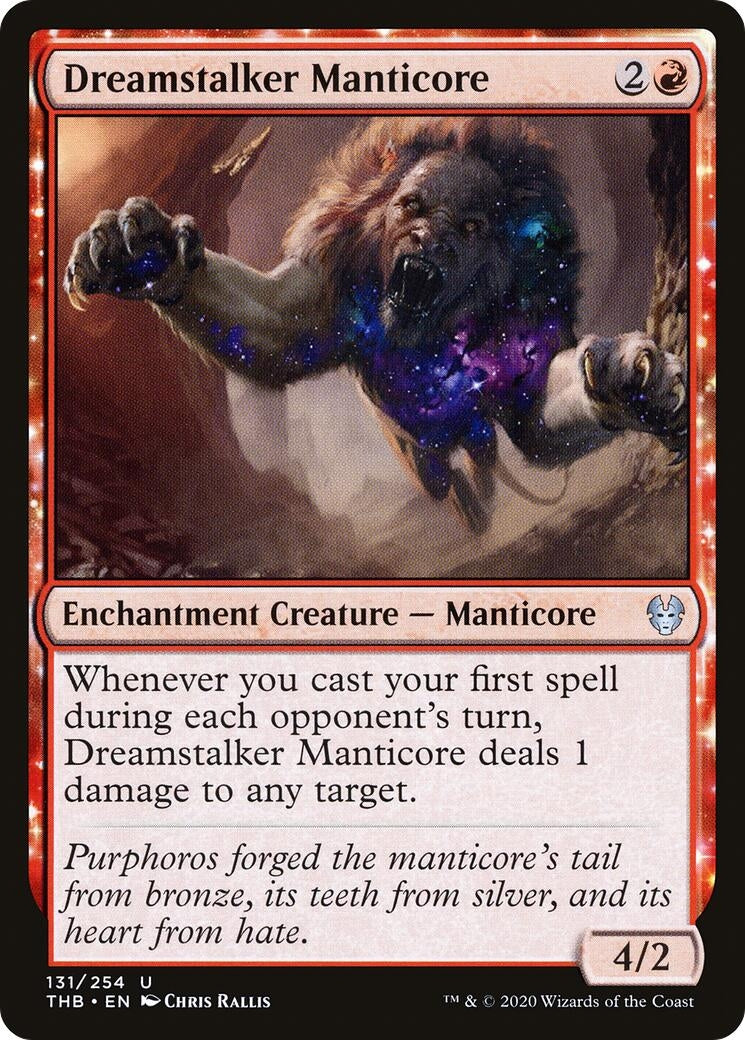 Image for Dreamstalker Manticore (Theros Beyond Death) (131) - Magic: The Gathering