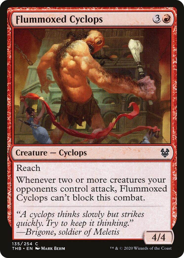 Image for Flummoxed Cyclops (Theros Beyond Death) (135) - Magic: The Gathering