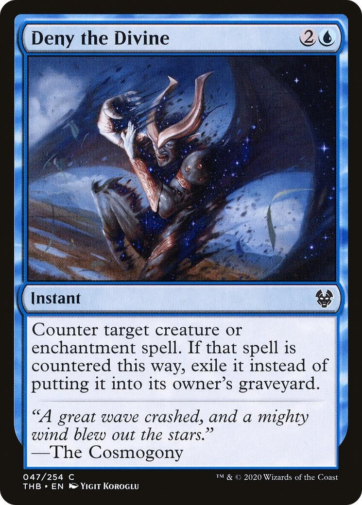 Image for Deny the Divine (Theros Beyond Death) (47) - Magic: The Gathering