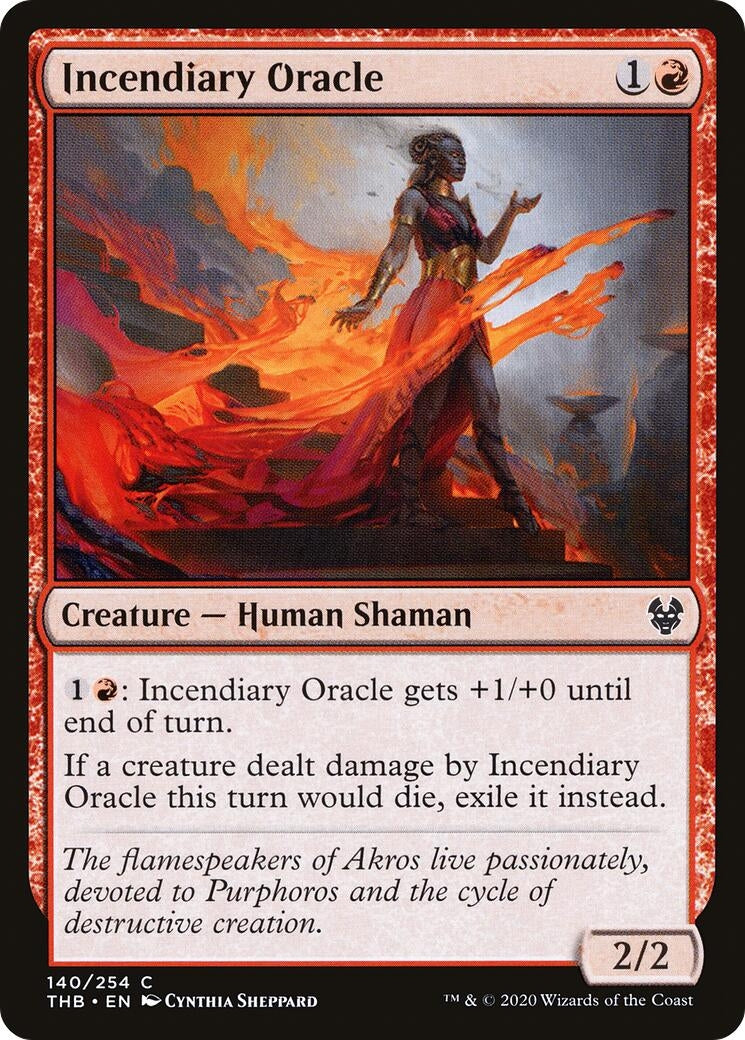 Image for Incendiary Oracle (Theros Beyond Death) (140) - Magic: The Gathering