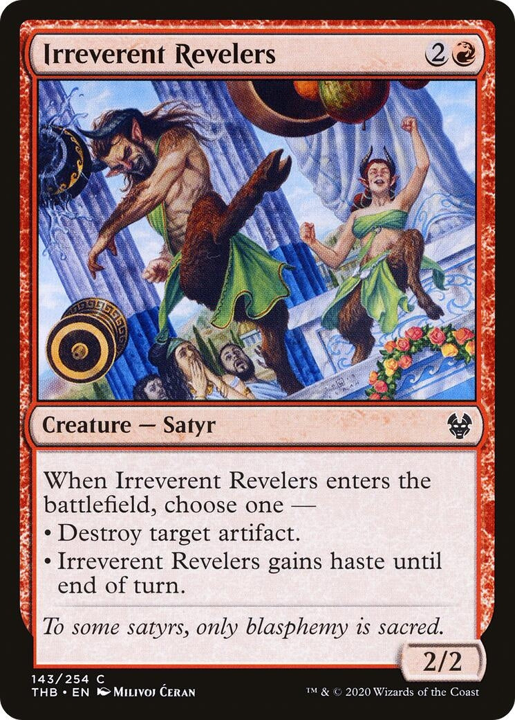 Image for Irreverent Revelers (Theros Beyond Death) (143) - Magic: The Gathering