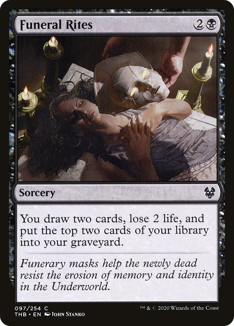 Image for Funeral Rites (Theros Beyond Death) (97) - Magic: The Gathering