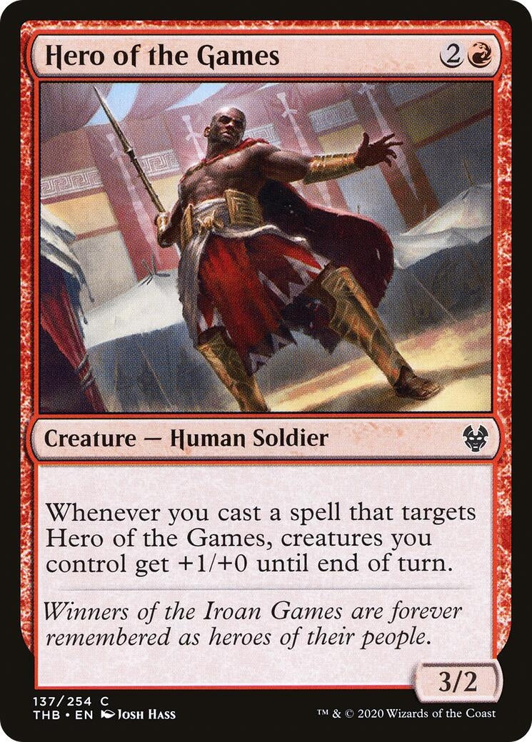 Image for Hero of the Games (Theros Beyond Death) (137) - Magic: The Gathering