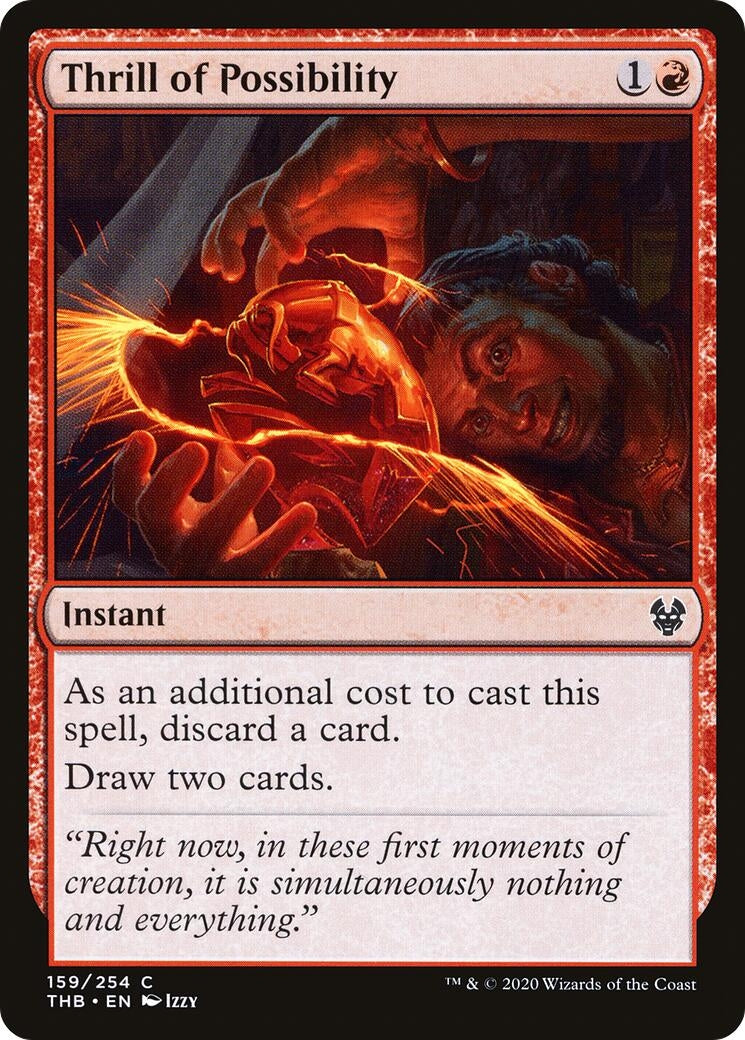 Image for Thrill of Possibility (Theros Beyond Death) (159) - Magic: The Gathering