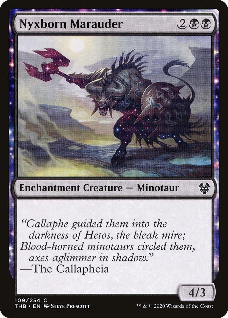 Image for Nyxborn Marauder (Theros Beyond Death) (109) - Magic: The Gathering