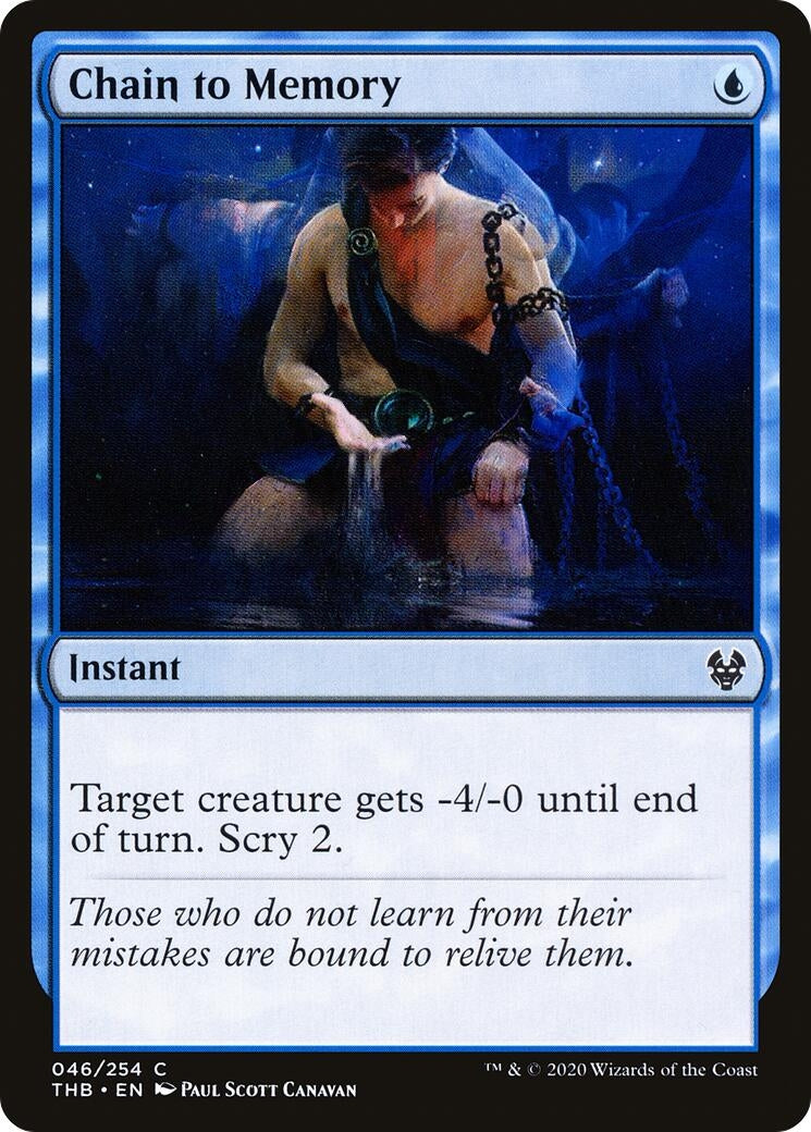 Image for Chain to Memory (Theros Beyond Death) (46) - Magic: The Gathering
