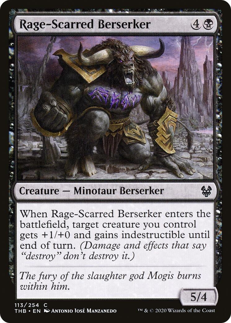 Image for Rage-Scarred Berserker (Theros Beyond Death) (113) - Magic: The Gathering