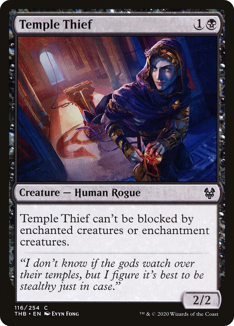 Image for Temple Thief (Theros Beyond Death) (116) - Magic: The Gathering