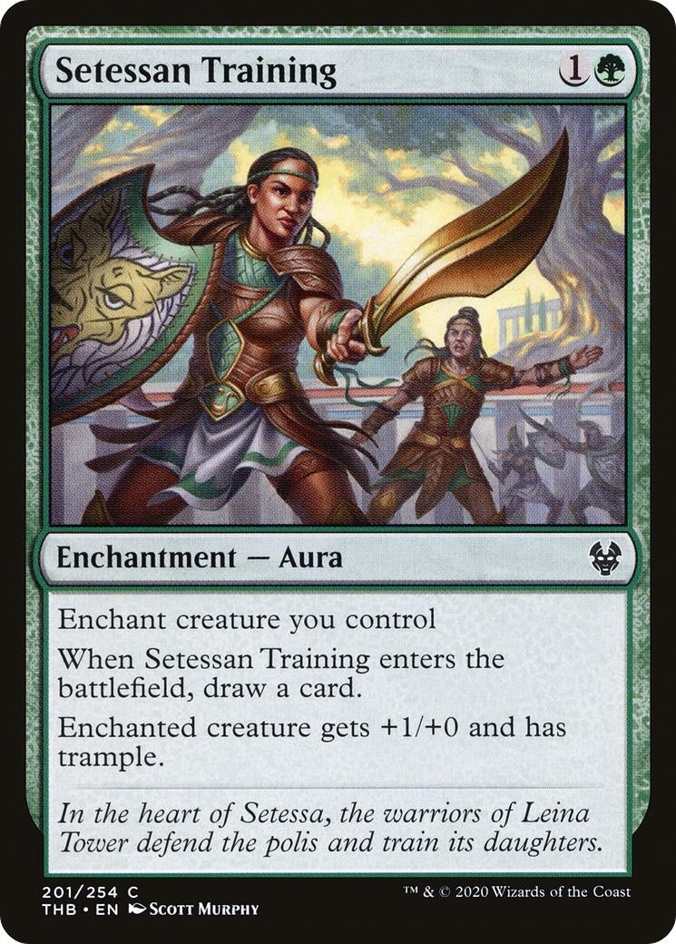 Image for Setessan Training (Theros Beyond Death) (201) - Magic: The Gathering