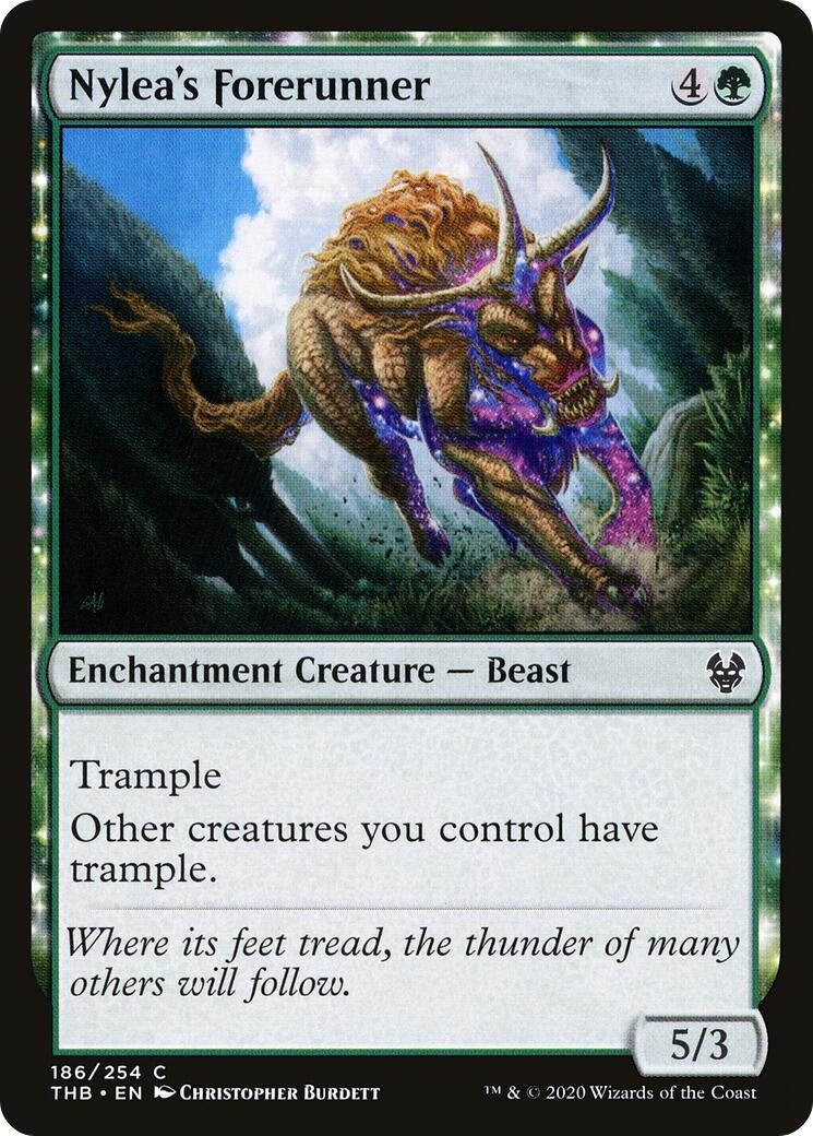 Image for Nylea's Forerunner (Theros Beyond Death) (186) - Magic: The Gathering