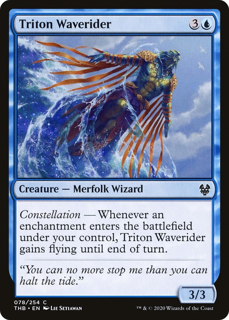 Image for Triton Waverider (Theros Beyond Death) (78) - Magic: The Gathering
