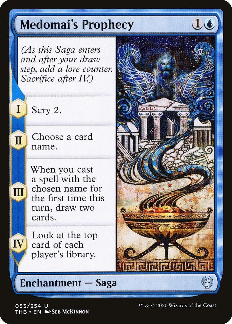 Image for Medomai's Prophecy (Theros Beyond Death) (53) - Magic: The Gathering