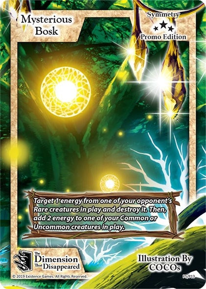 Image for Mysterious Bosk (Promo Edition) (Exodus Promo Cards) (P5/P13) - Exodus TCG