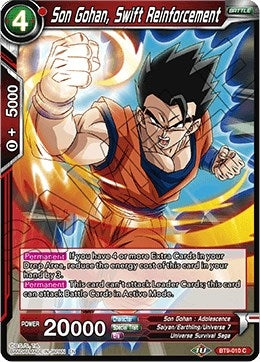 Image for Son Gohan, Swift Reinforcement (Universal Onslaught) (BT9-010) - Dragon Ball Super: Masters