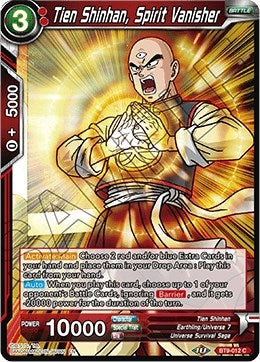 Image for Tien Shinhan, Spirit Vanisher (Universal Onslaught) (BT9-012) - Dragon Ball Super: Masters