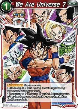 Image for We Are Universe 7 (Universal Onslaught) (BT9-018) - Dragon Ball Super: Masters