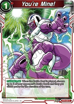 Image for You're Mine! (Universal Onslaught) (BT9-020) - Dragon Ball Super: Masters