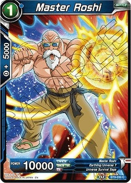Image for Master Roshi (Universal Onslaught) (BT9-030) - Dragon Ball Super: Masters