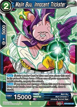 Image for Majin Buu, Innocent Trickster (Universal Onslaught) (BT9-032) - Dragon Ball Super: Masters