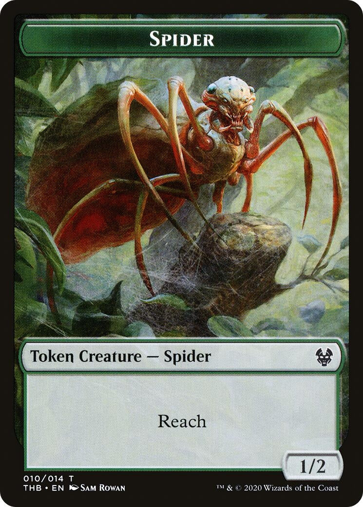 Image for Spider Token (Theros Beyond Death) (10) - Magic: The Gathering