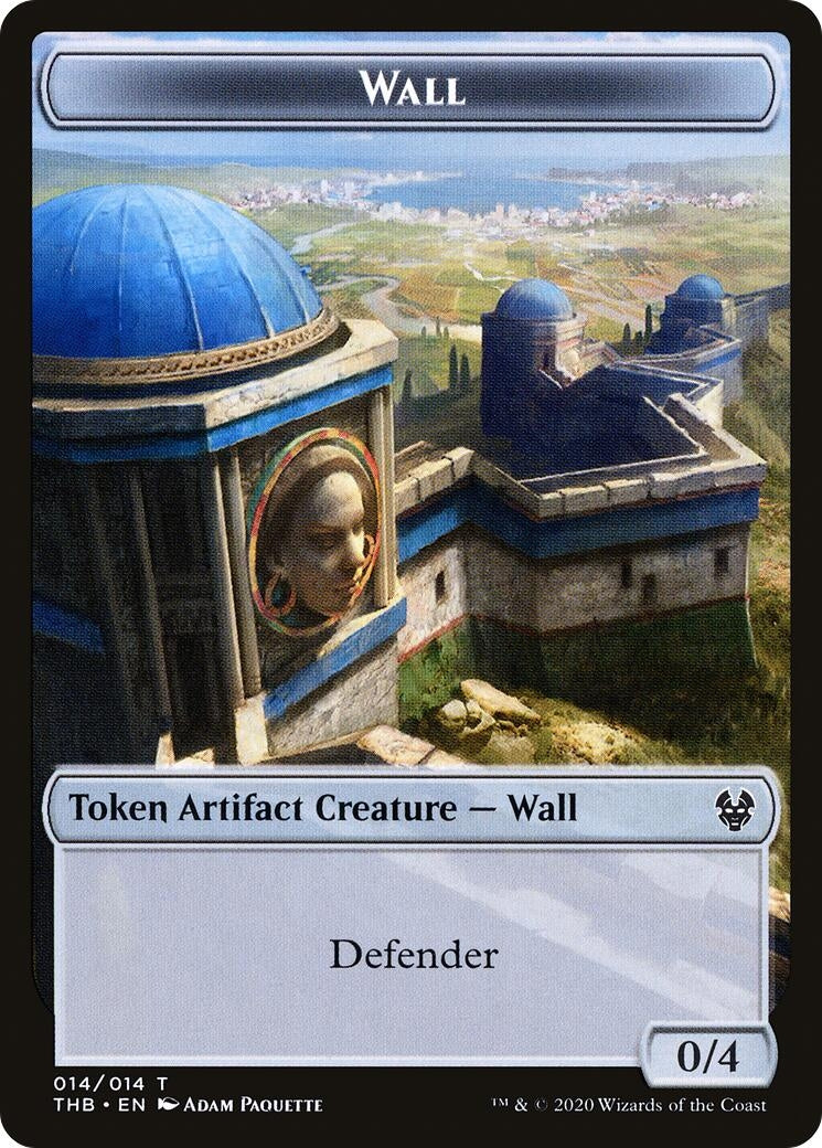 Image for Wall Token (Theros Beyond Death) (14) - Magic: The Gathering
