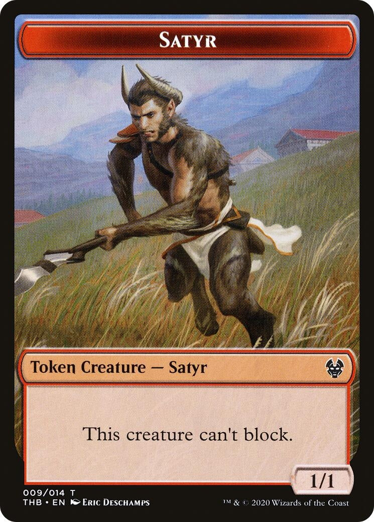 Image for Satyr Token (Theros Beyond Death) (9) - Magic: The Gathering