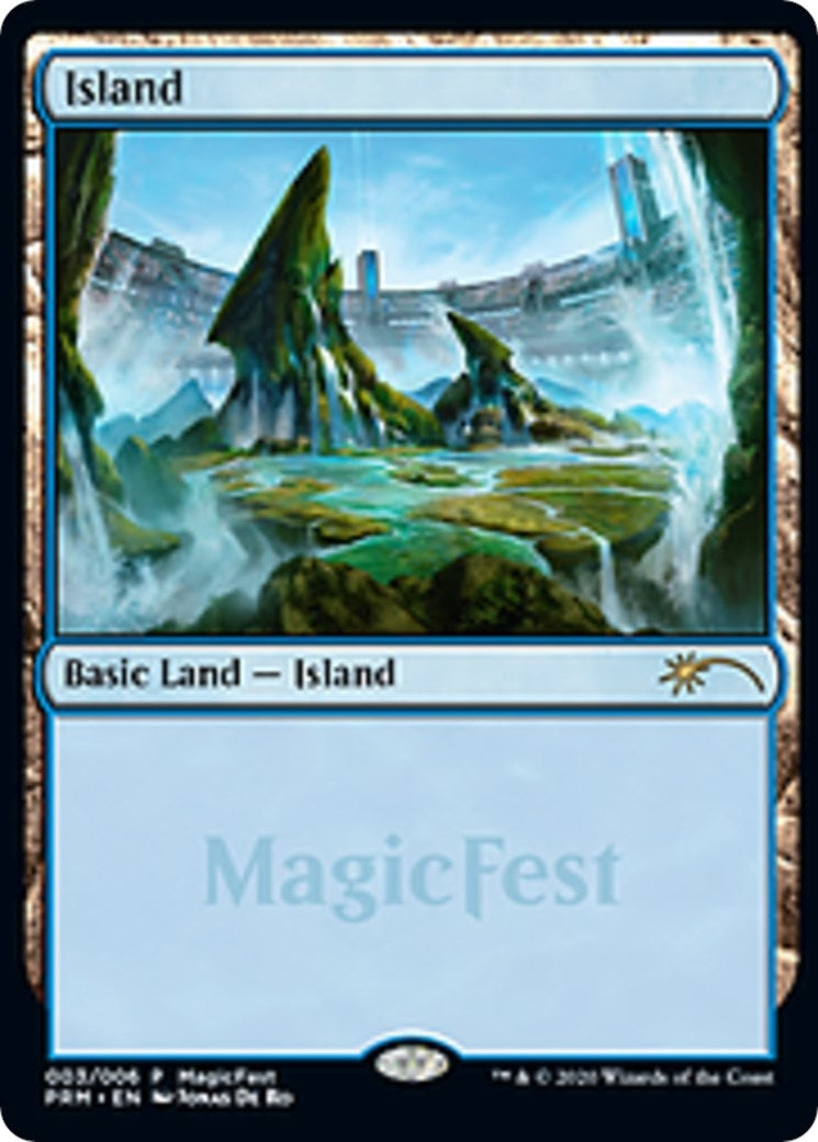 Image for Island (2020) (MagicFest Cards) (3) - Magic: The Gathering
