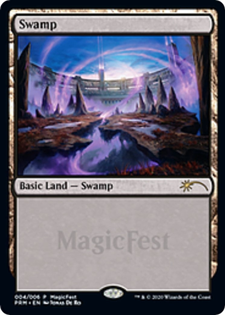 Image for Swamp (2020) (MagicFest Cards) (4) - Magic: The Gathering