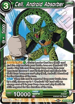 Image for Cell, Android Absorber (Universal Onslaught) (BT9-039) - Dragon Ball Super: Masters