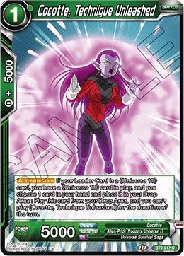 Image for Cocotte, Technique Unleashed (Universal Onslaught) (BT9-047) - Dragon Ball Super: Masters