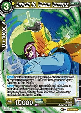 Image for Android 15, Vicious Vendetta (Universal Onslaught) (BT9-058) - Dragon Ball Super: Masters