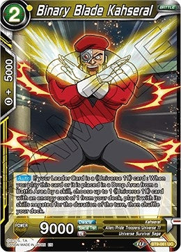 Image for Binary Blade Kahseral (Universal Onslaught) (BT9-061) - Dragon Ball Super: Masters