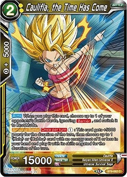 Image for Caulifla, the Time Has Come (Universal Onslaught) (BT9-062) - Dragon Ball Super: Masters