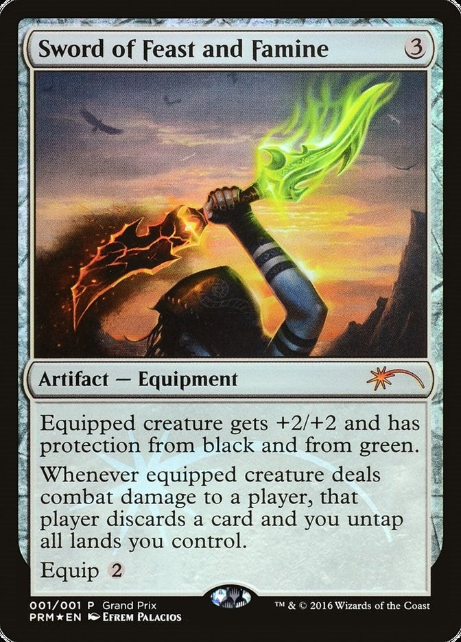 Image for Sword of Feast and Famine (Grand Prix Promos) (1) - Magic: The Gathering