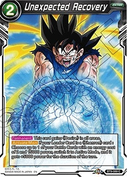 Image for Unexpected Recovery (Universal Onslaught) (BT9-089) - Dragon Ball Super: Masters