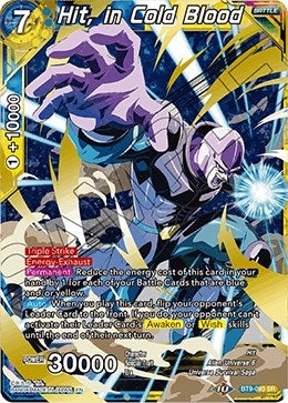 Image for Hit, in Cold Blood (Universal Onslaught) (BT9-093) - Dragon Ball Super: Masters