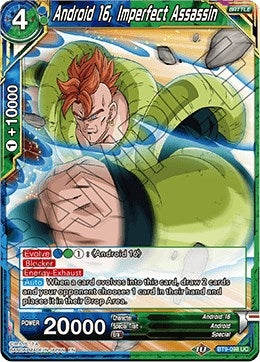 Image for Android 16, Imperfect Assassin (Universal Onslaught) (BT9-098) - Dragon Ball Super: Masters